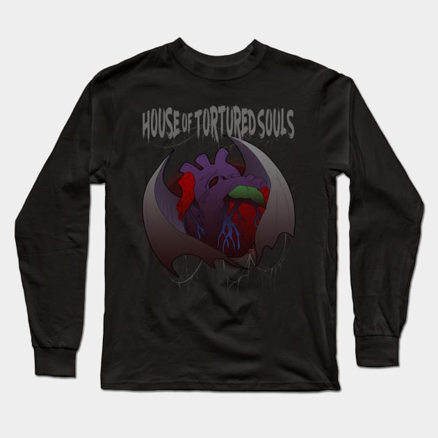 House of Tortured Souls  Love you to death Long Sleeve T-Shirt by houseoftorturedsouls